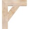 Ekena Millwork Traditional Block Smooth Bracket, Douglas Fir, 5 1/2"W x 24"D x 28"H BKT06X24X28TRA05SDF - alternate 4